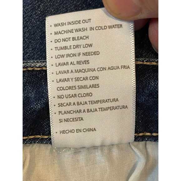 KanCan Womens Jeans Skinny Leg Raw Hem Stretch Distressed Mid Rise Blue Size 26 - Picture 10 of 10